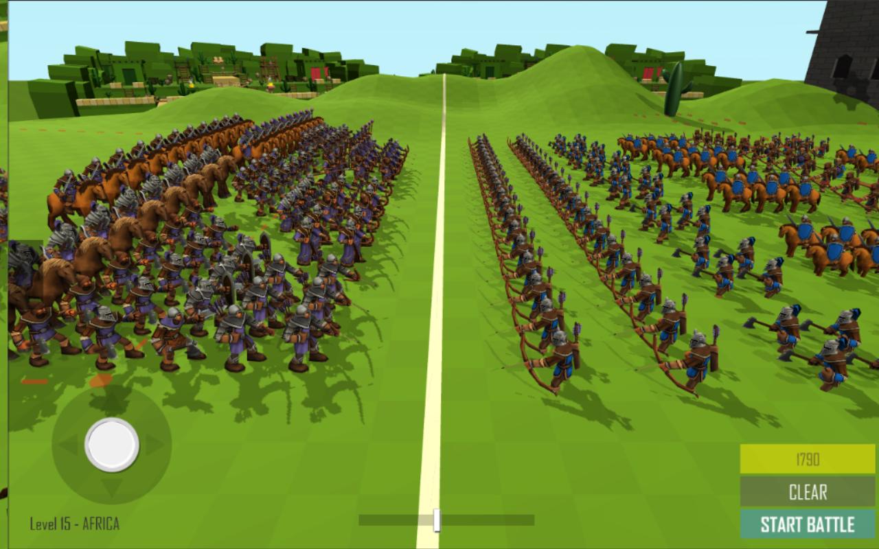 اسکرین شات 1 بازی Medieval Battle Simulator Game
