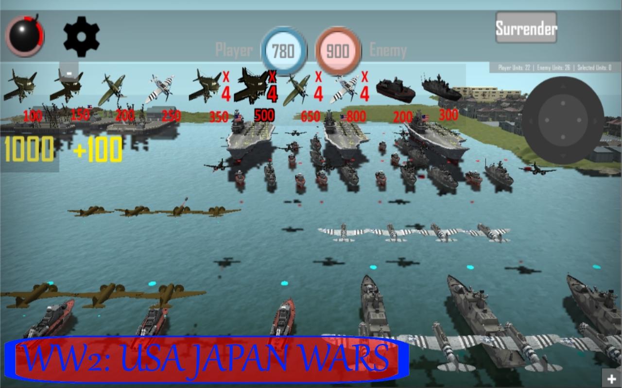 اسکرین شات 8 بازی World War II: USA & Japan Wars