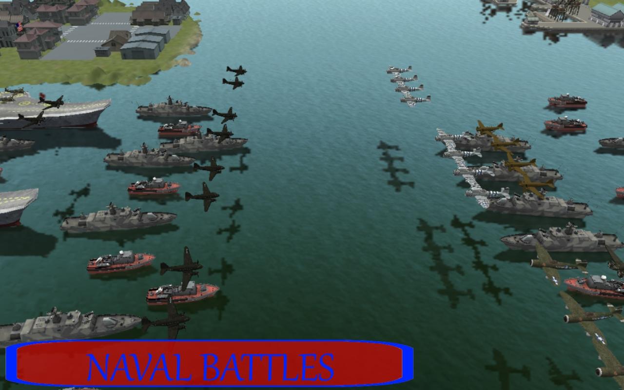 اسکرین شات 2 بازی World War II: USA & Japan Wars
