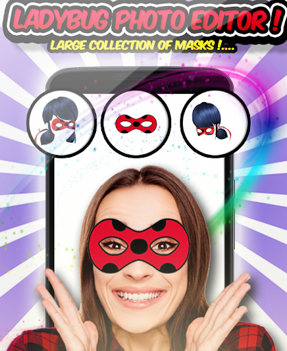 اسکرین شات 1 برنامه Ladybug Dress Up Photo Editor