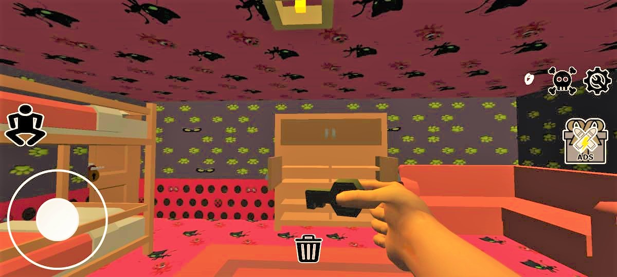 اسکرین شات 3 بازی lady Granny Bug: Horror Games