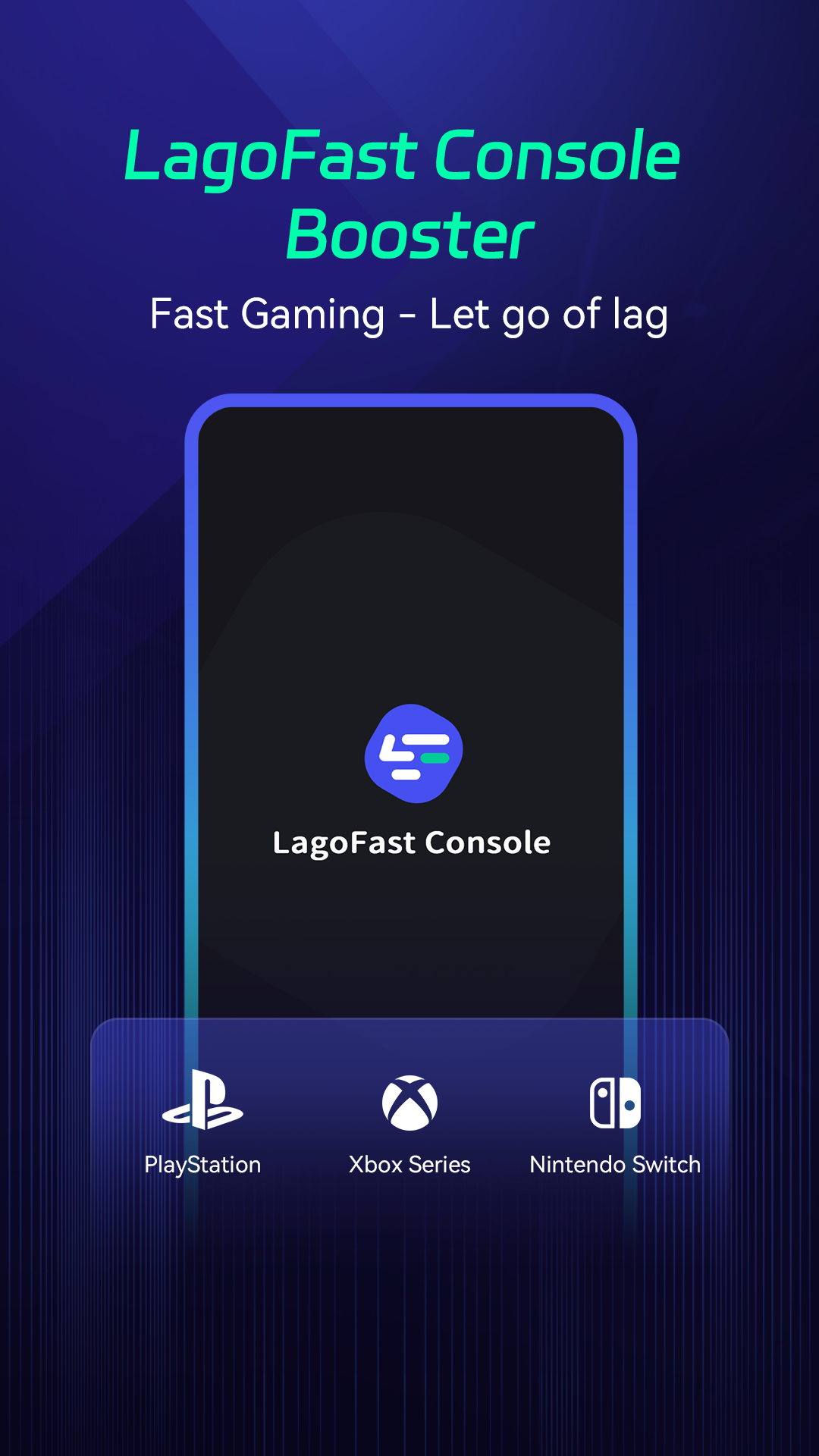 اسکرین شات 1 برنامه LagoFast Console