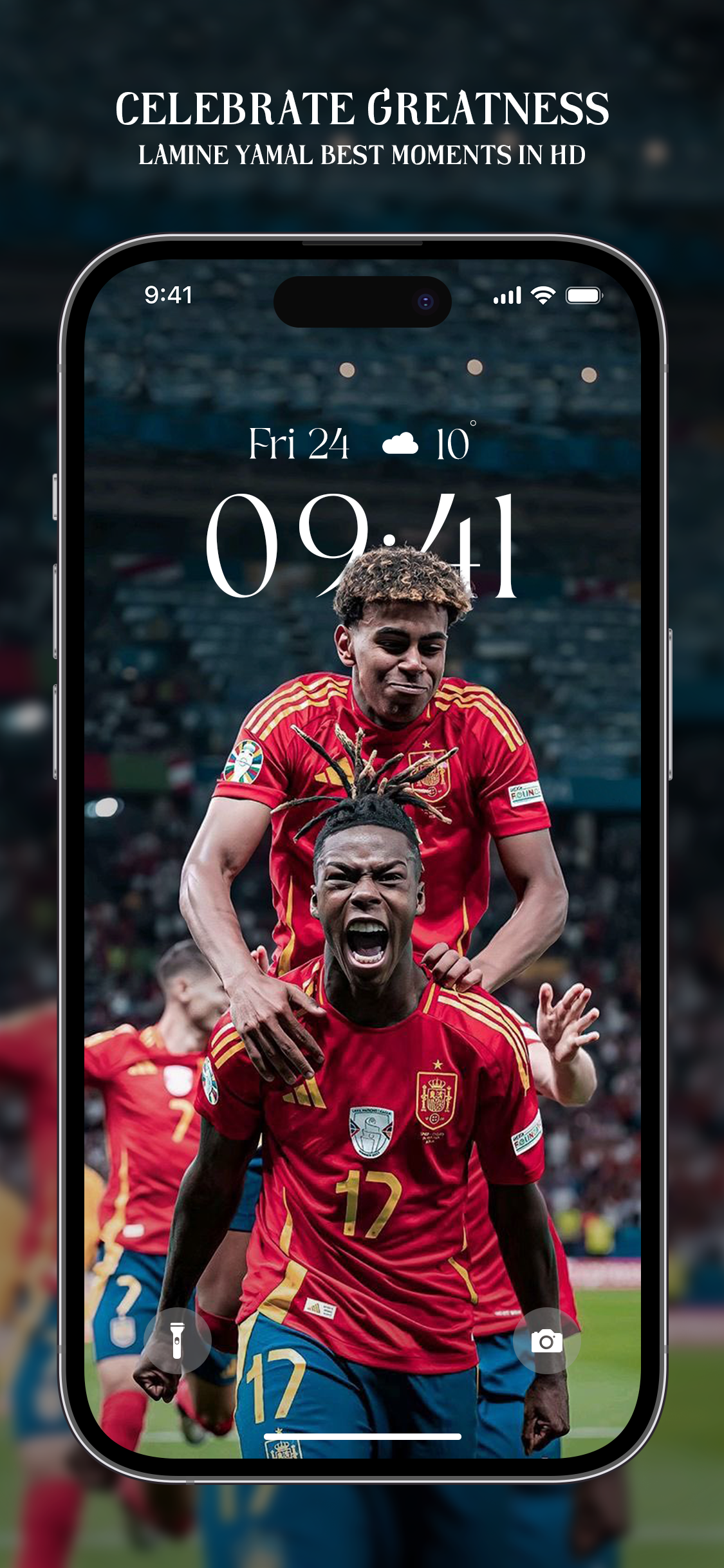 اسکرین شات 2 برنامه Soccer Wallpapers Lamine Yamal