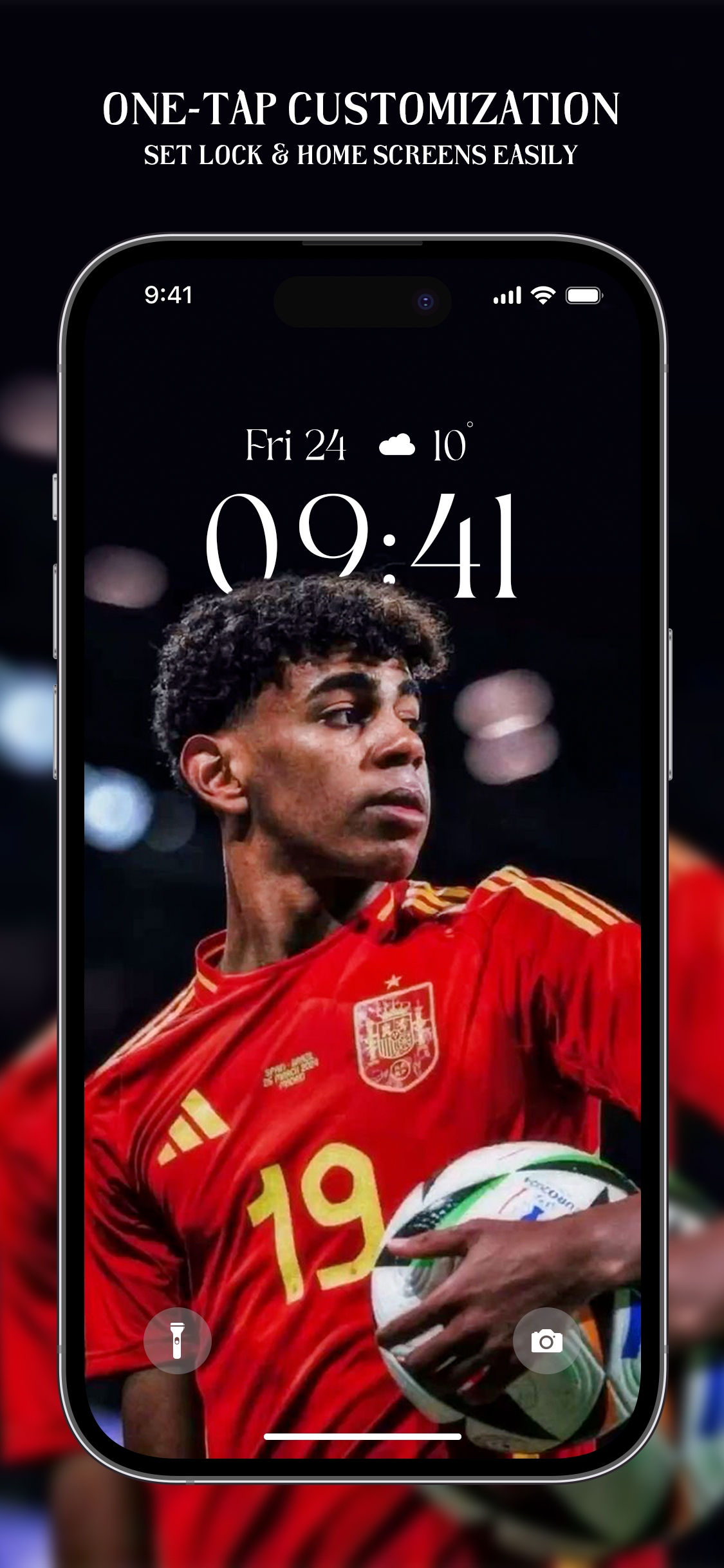اسکرین شات 6 برنامه Soccer Wallpapers Lamine Yamal