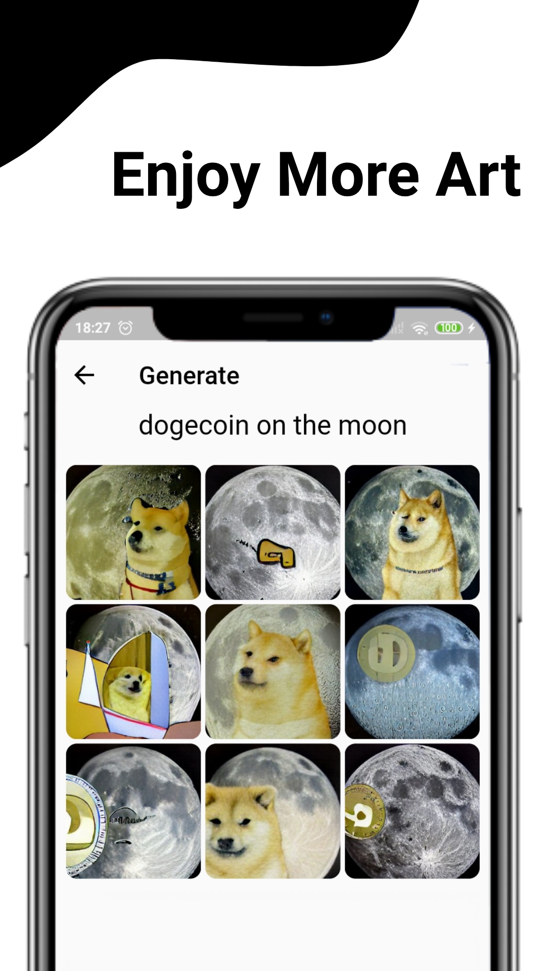 اسکرین شات 3 برنامه DALL-E : AI Image Generator