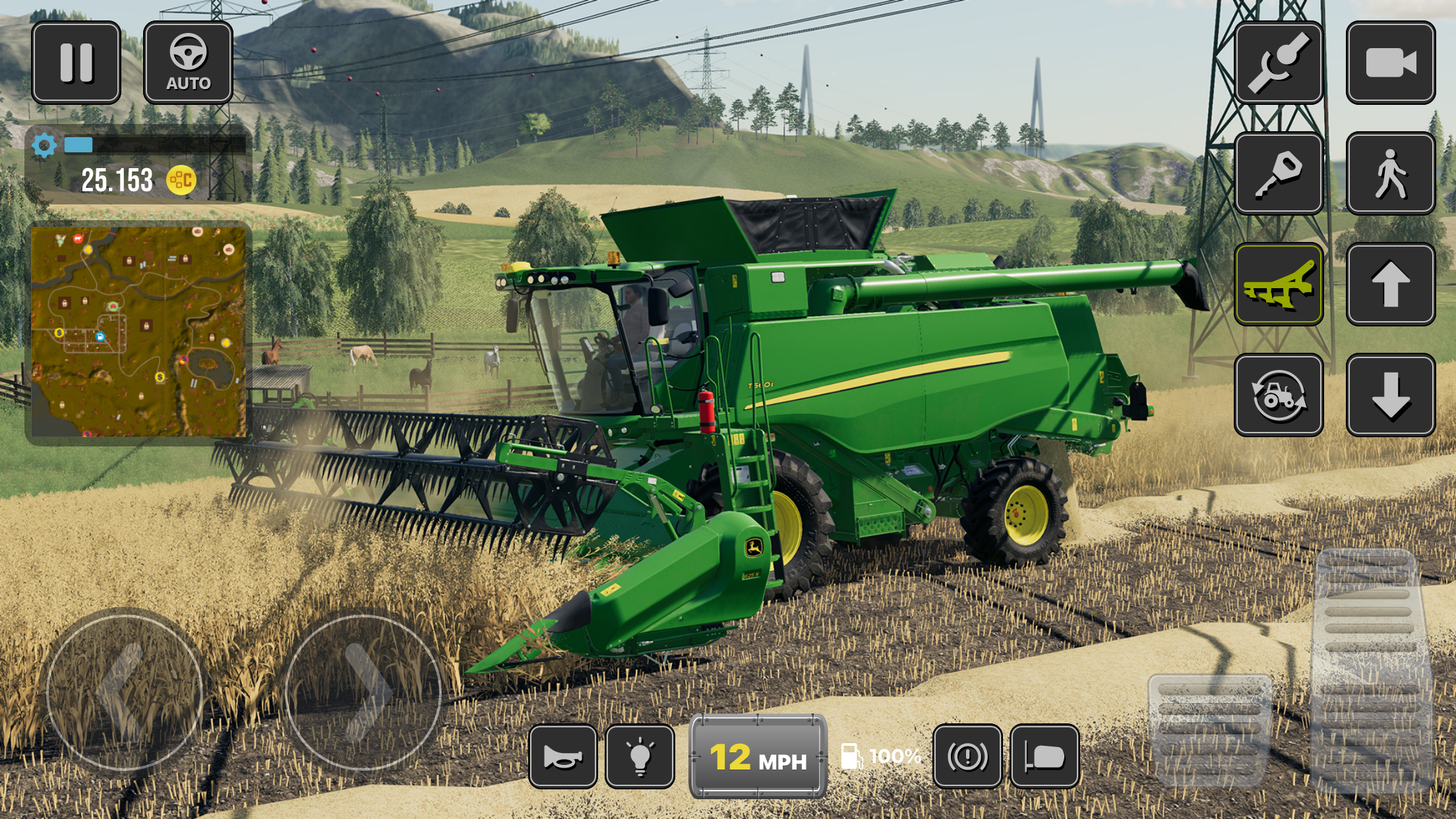 اسکرین شات 1 بازی Farmer Simulator Tractor 2022