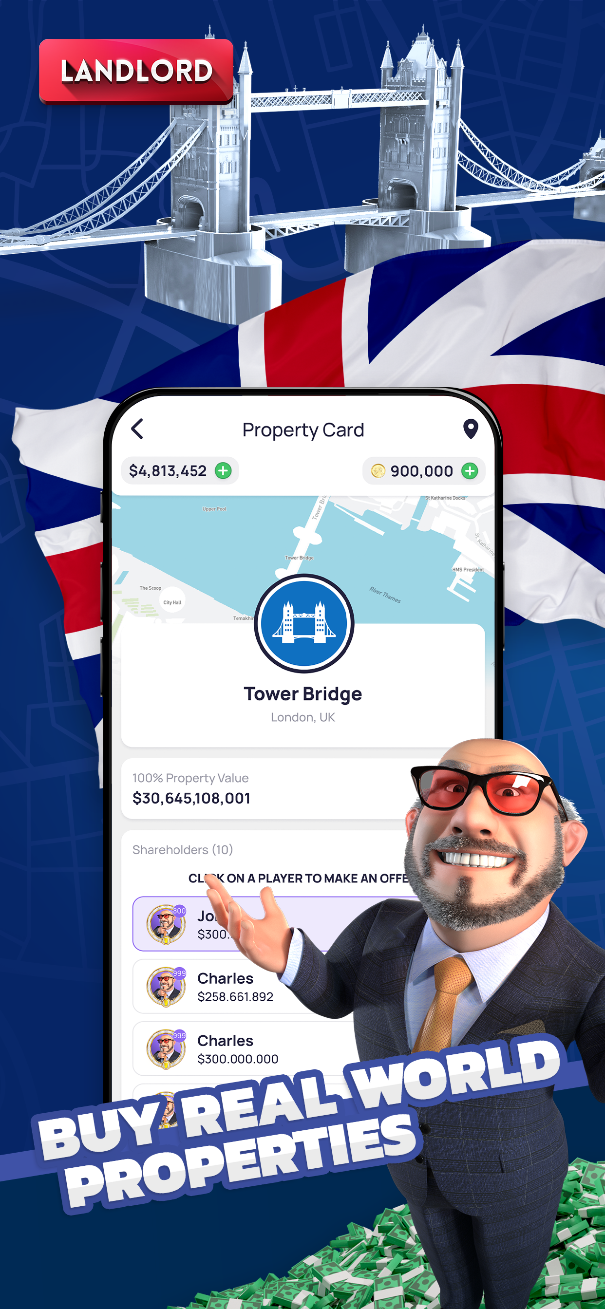 اسکرین شات 1 بازی Landlord Tycoon: Own the World