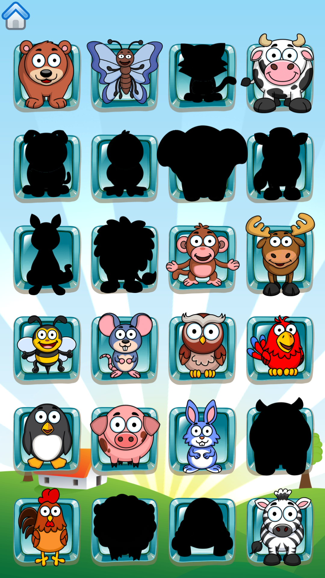 اسکرین شات 2 بازی Toddler Animal Trace