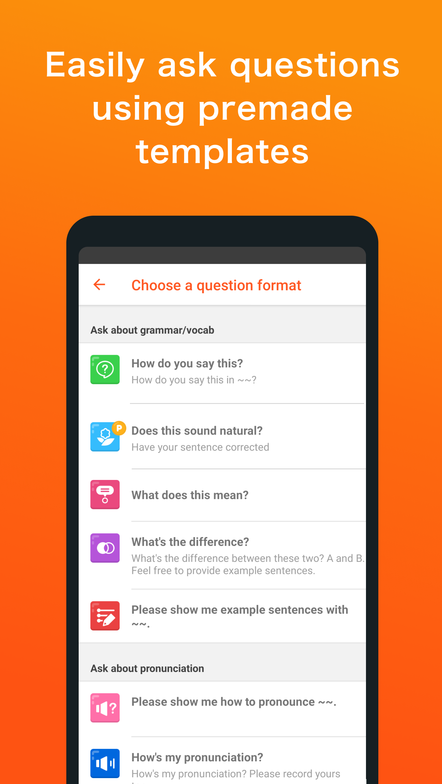 اسکرین شات 5 برنامه HiNative - Language Learning