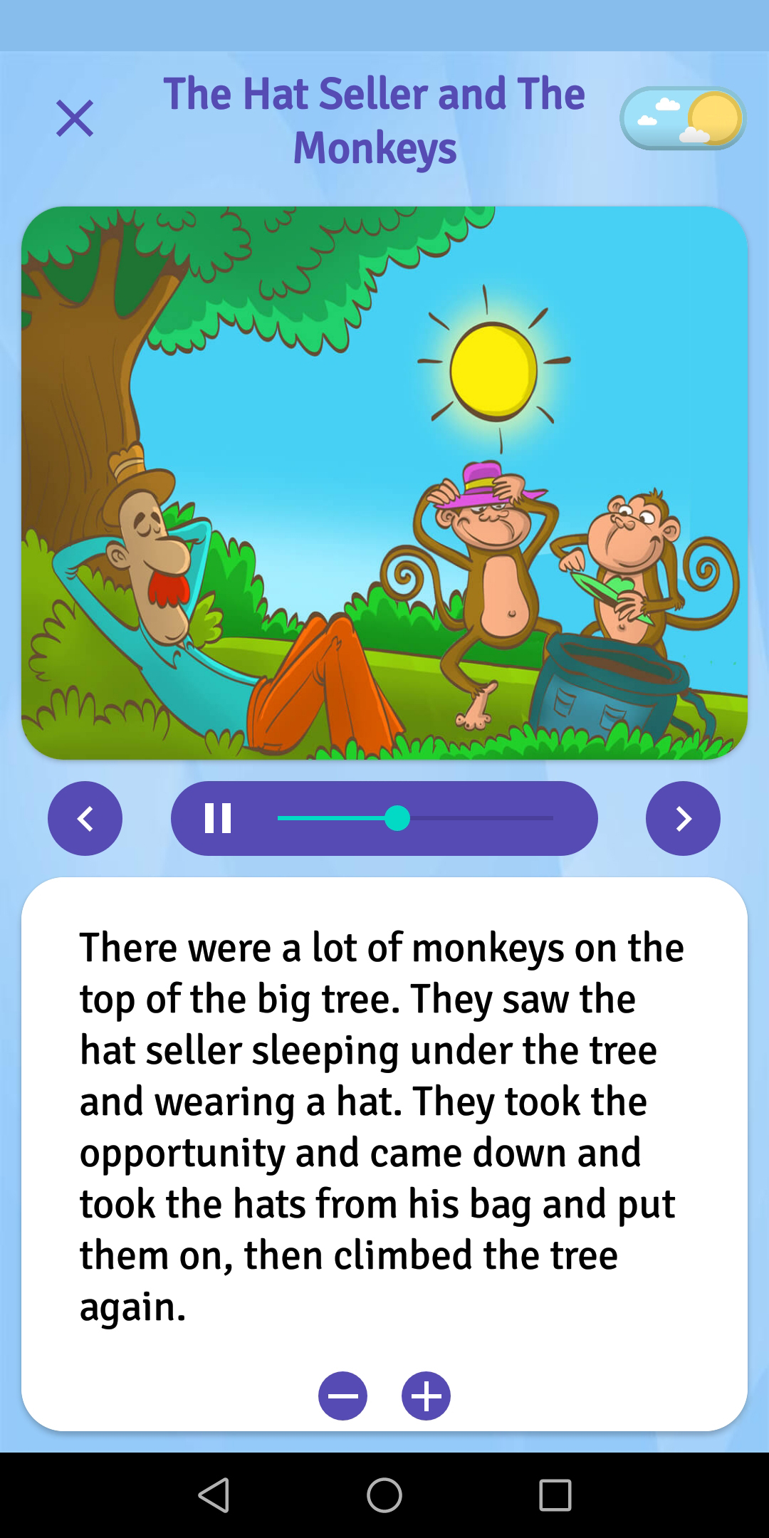 اسکرین شات 4 برنامه English Stories For Kids
