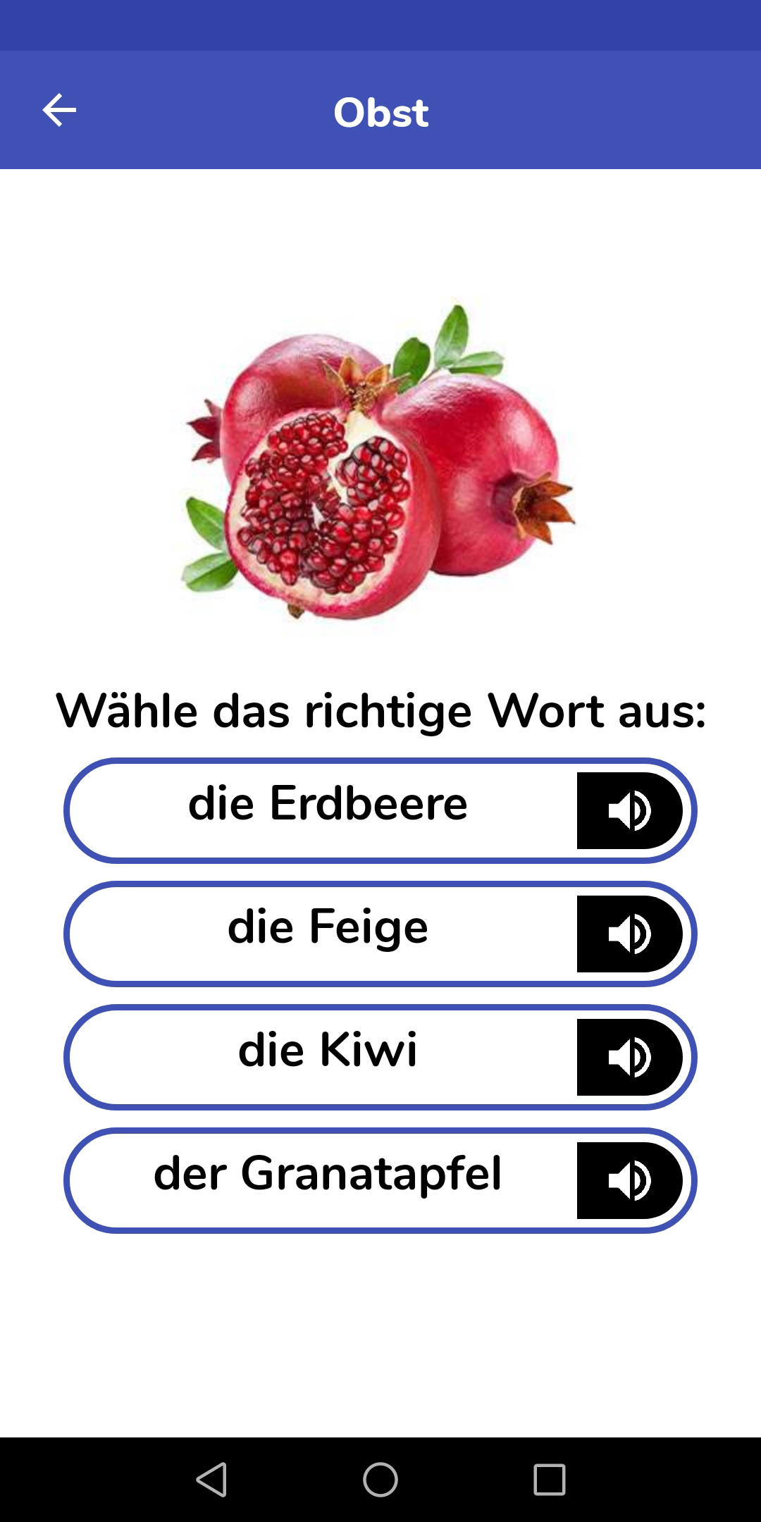 اسکرین شات 7 برنامه German For Kids