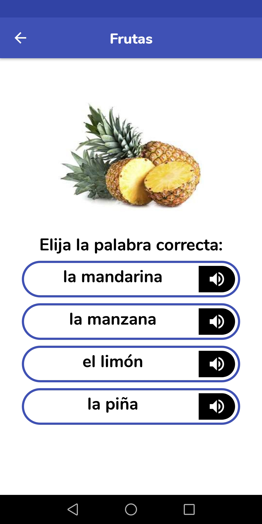 اسکرین شات 7 برنامه Spanish For Kids