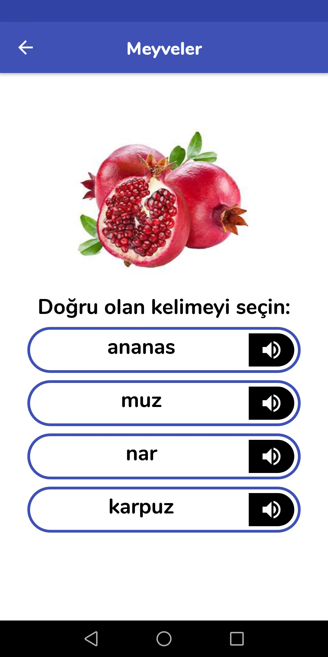 اسکرین شات 8 برنامه Turkish For Kids