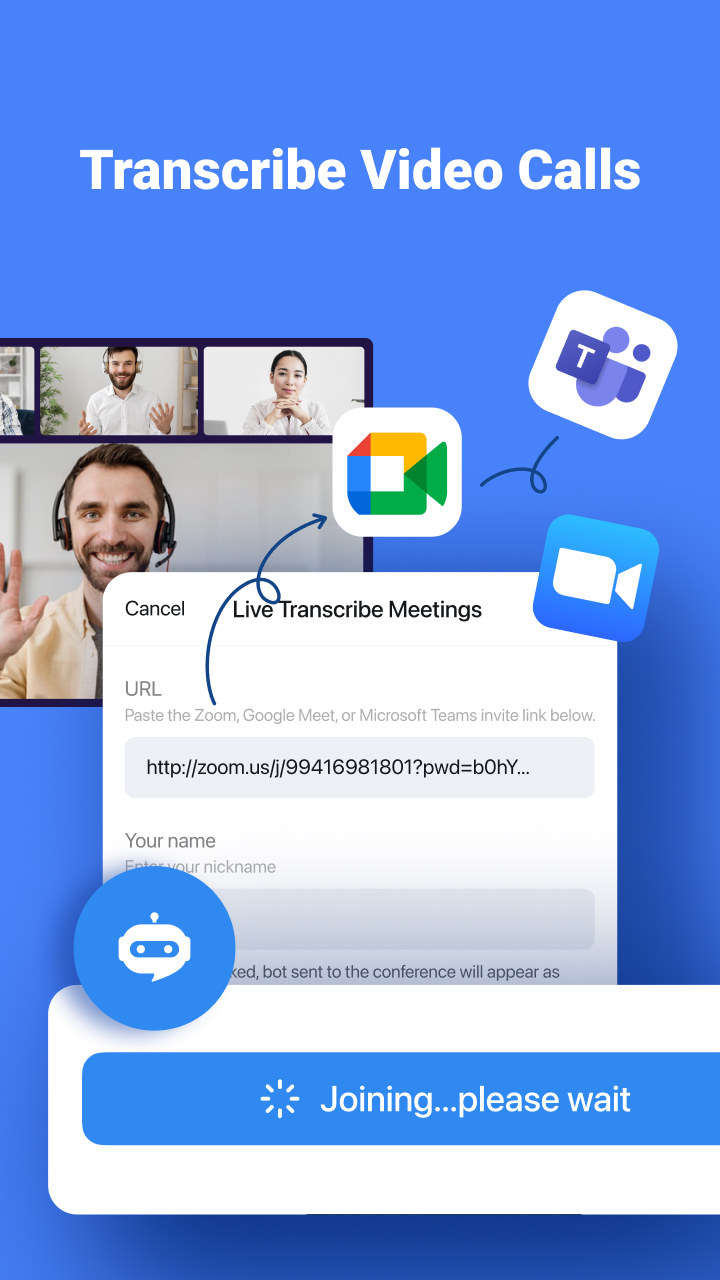 اسکرین شات 5 برنامه Notta-Transcribe Audio to Text
