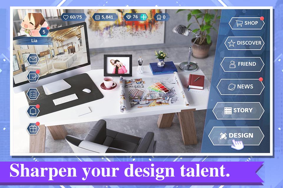 اسکرین شات 1 بازی Design My Room