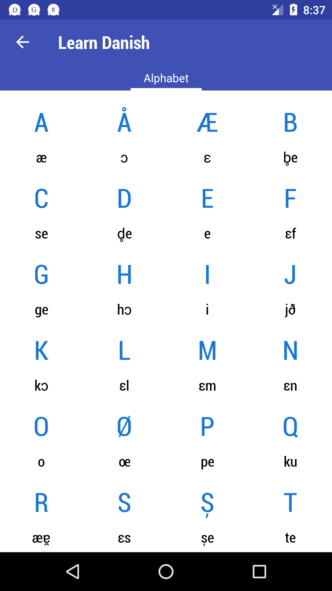 اسکرین شات 4 برنامه Learn Danish