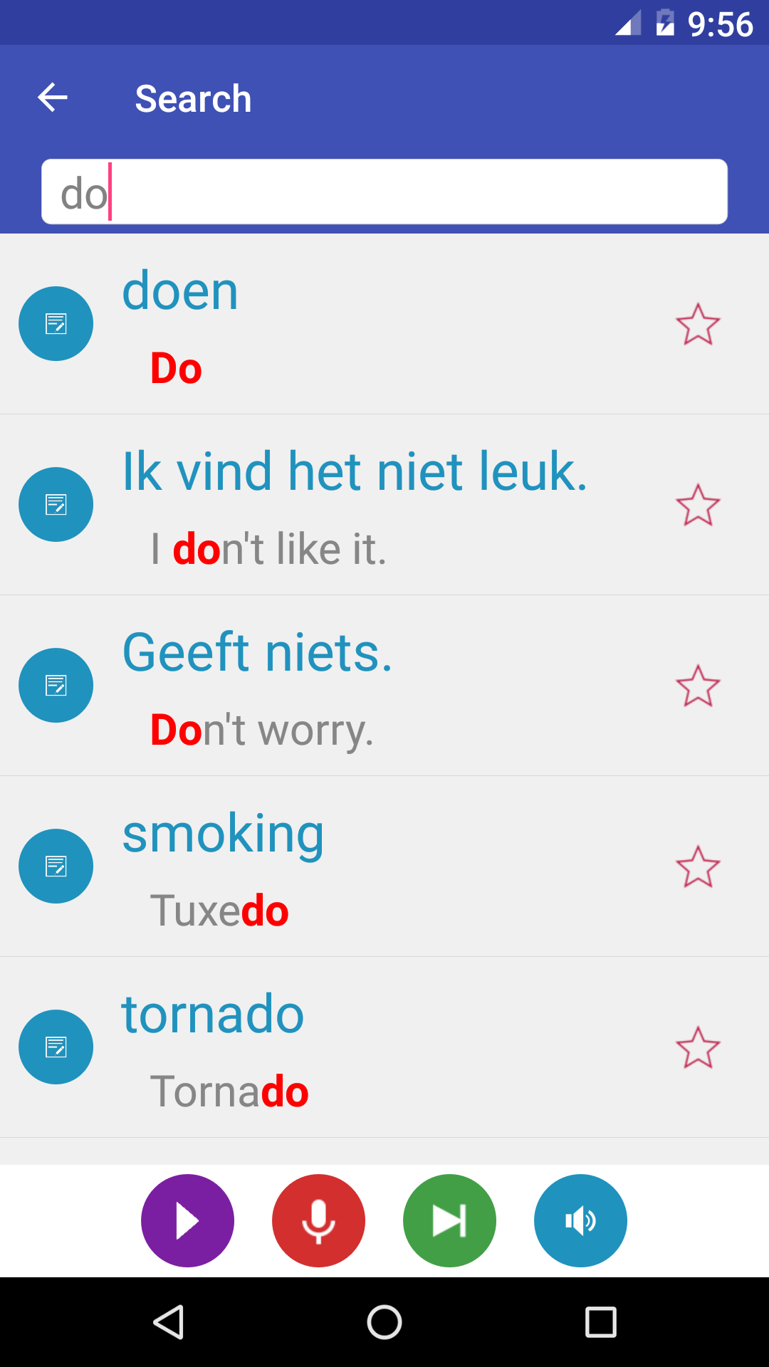 اسکرین شات 4 برنامه Learn Dutch