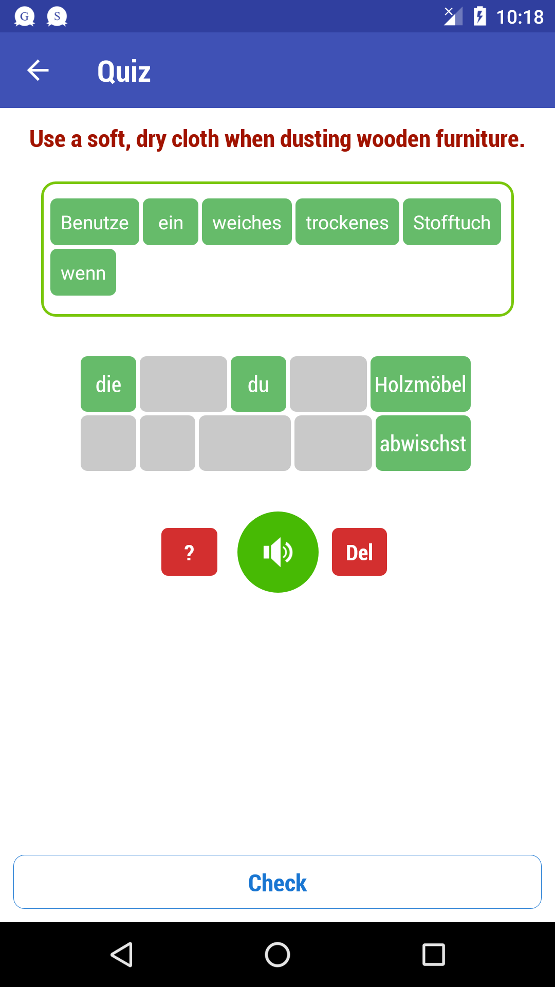 اسکرین شات 6 برنامه Learn German