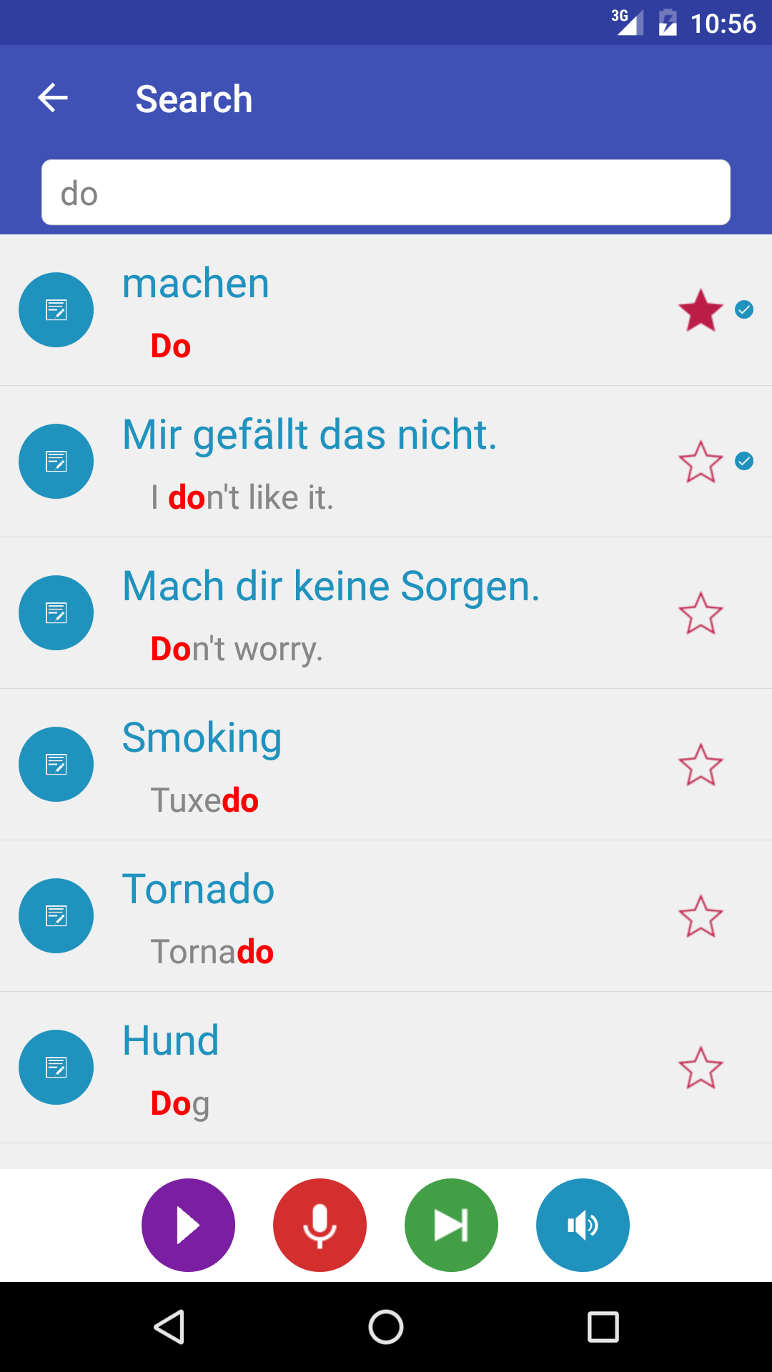 اسکرین شات 5 برنامه Learn German