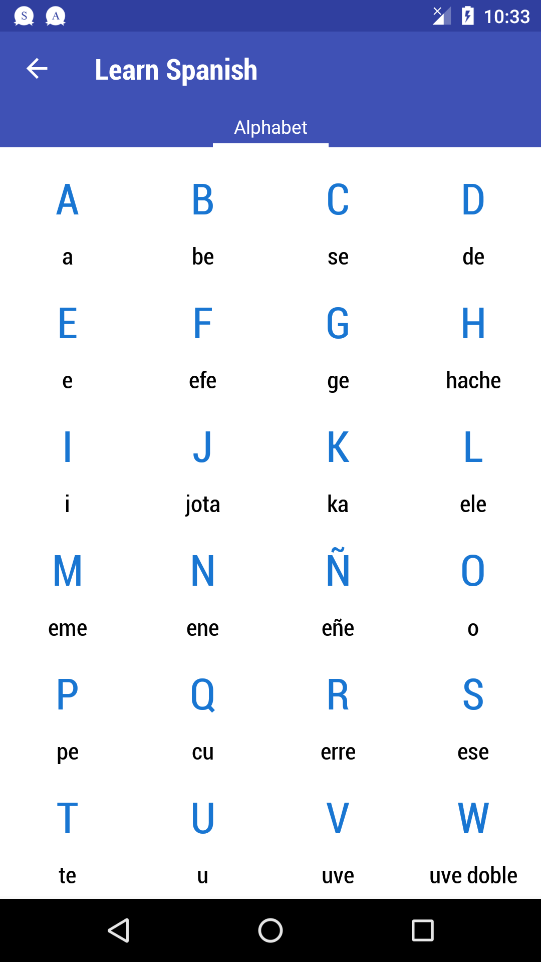 اسکرین شات 4 برنامه Learn Spanish