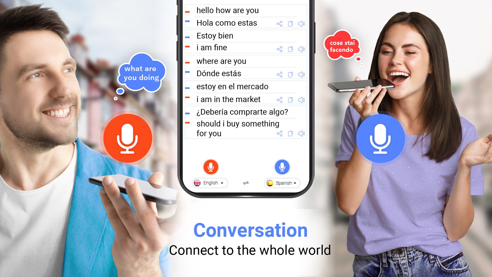 اسکرین شات 1 برنامه All Language Translate App
