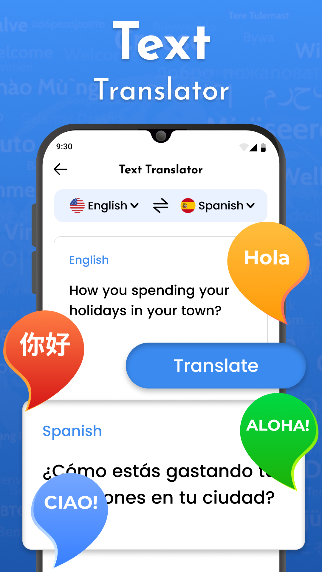 اسکرین شات 1 برنامه Translate+ : LangGo translator