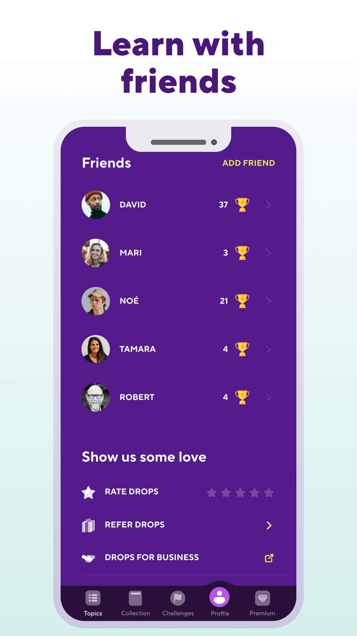 اسکرین شات 7 برنامه Drops: Language Learning Games