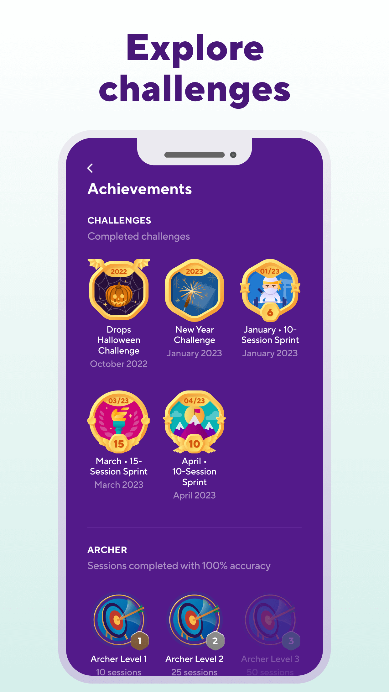 اسکرین شات 5 برنامه Language Learning Games: Drops
