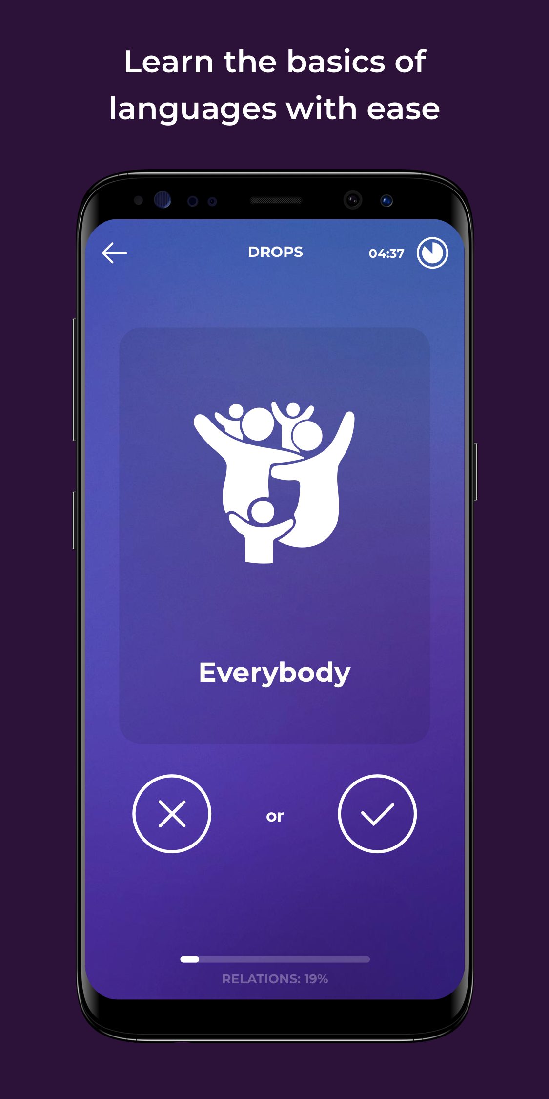 اسکرین شات 6 برنامه Drops: Learn French