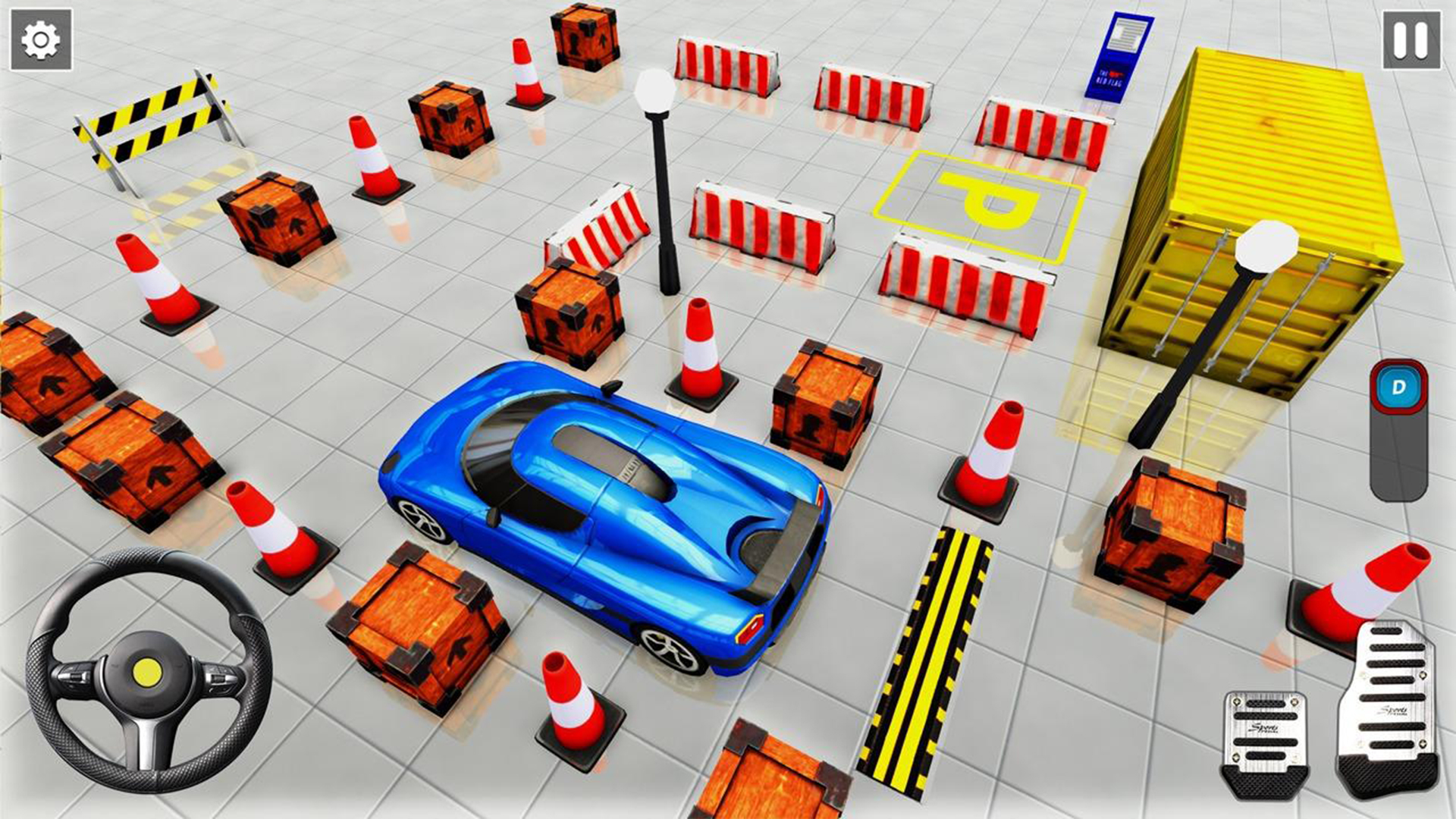اسکرین شات 4 برنامه Advance Car Parking: Car Games