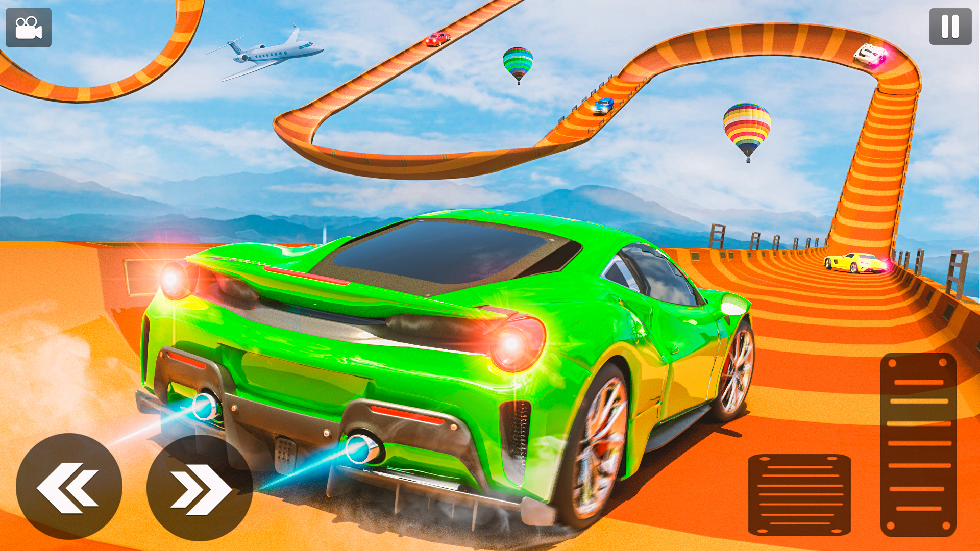 اسکرین شات 1 بازی Impossible Car Stunt Racing 3D