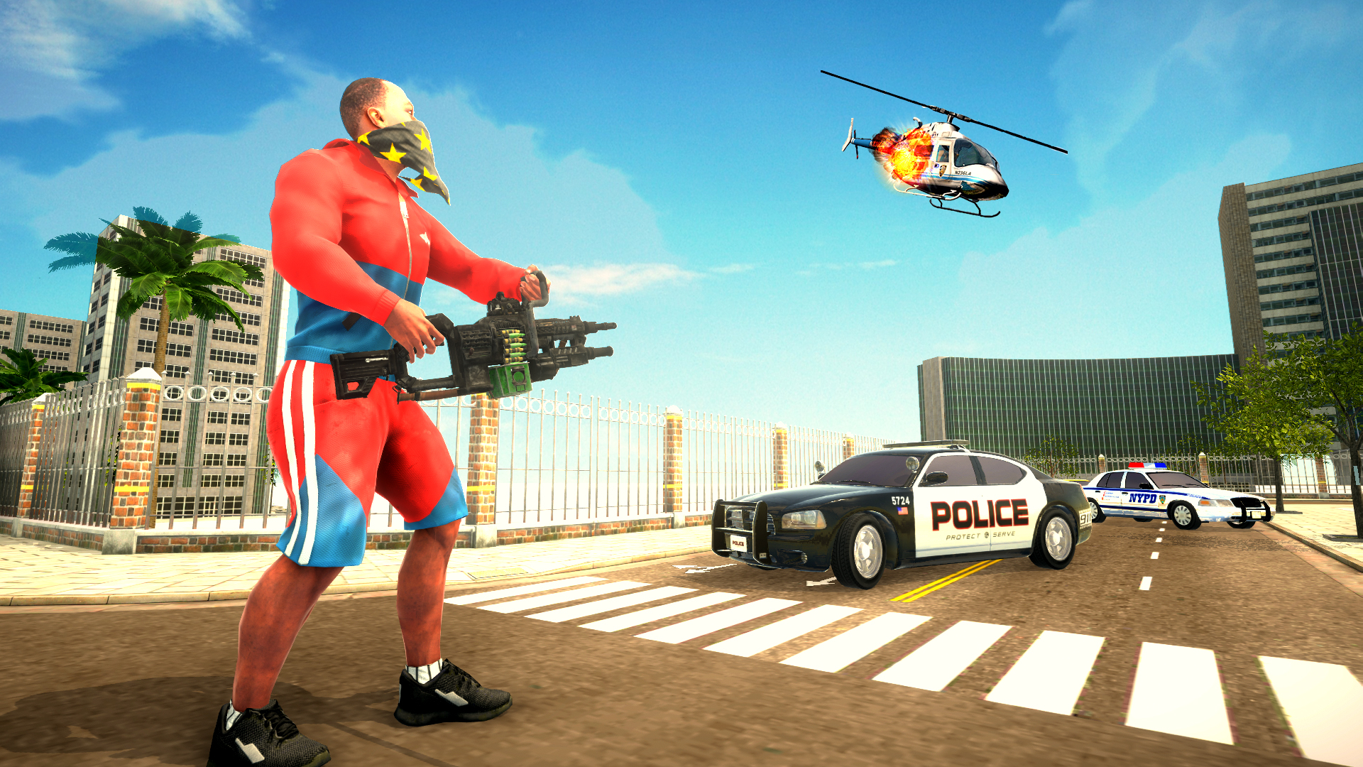 اسکرین شات 2 بازی Gangster Gun Shooting Games 3D