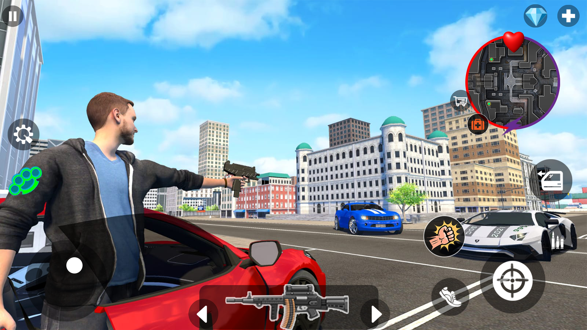 اسکرین شات 2 بازی Gangster Gun Shooting Games 3D