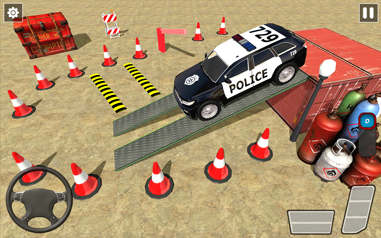 اسکرین شات 2 بازی Police Car Parking Simulator