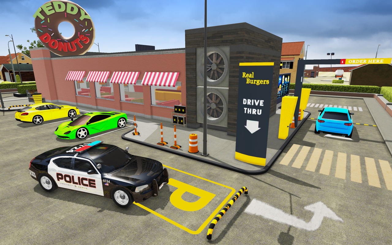 اسکرین شات 3 بازی Police Car Driving School Game