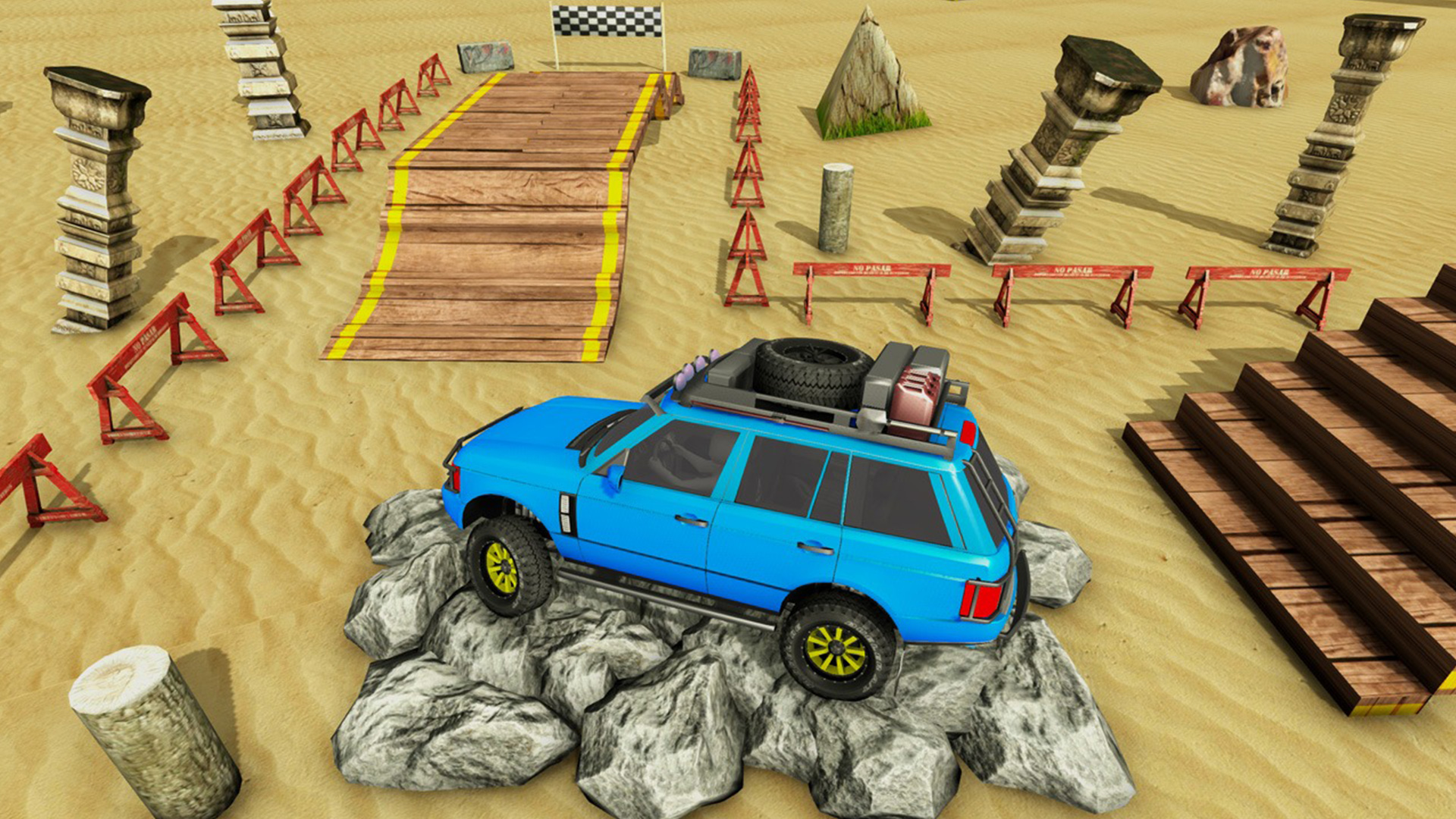 اسکرین شات 2 بازی 4x4 Driving Simulator Games