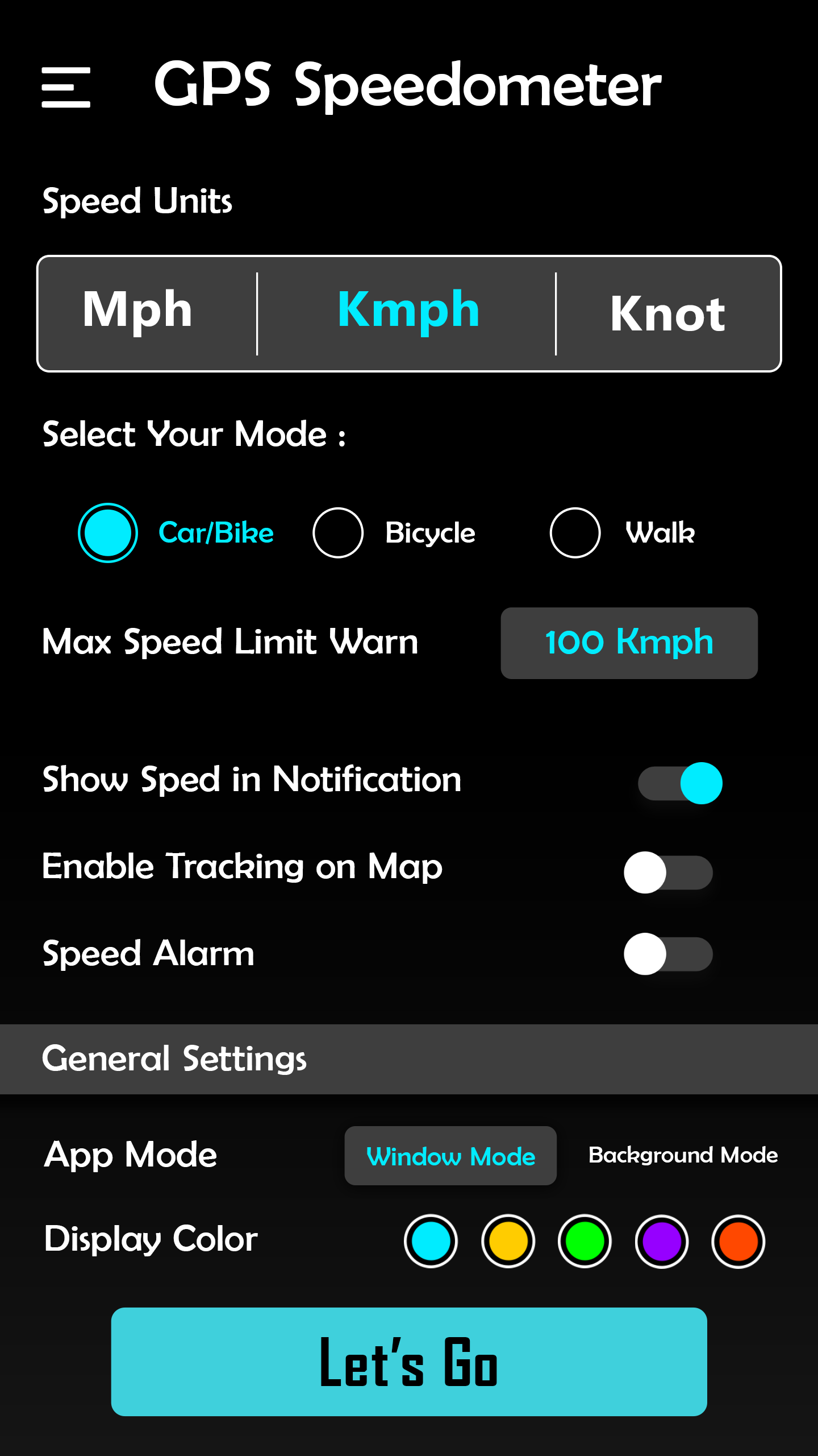 اسکرین شات 5 برنامه GPS Speedometer HUD Odometer