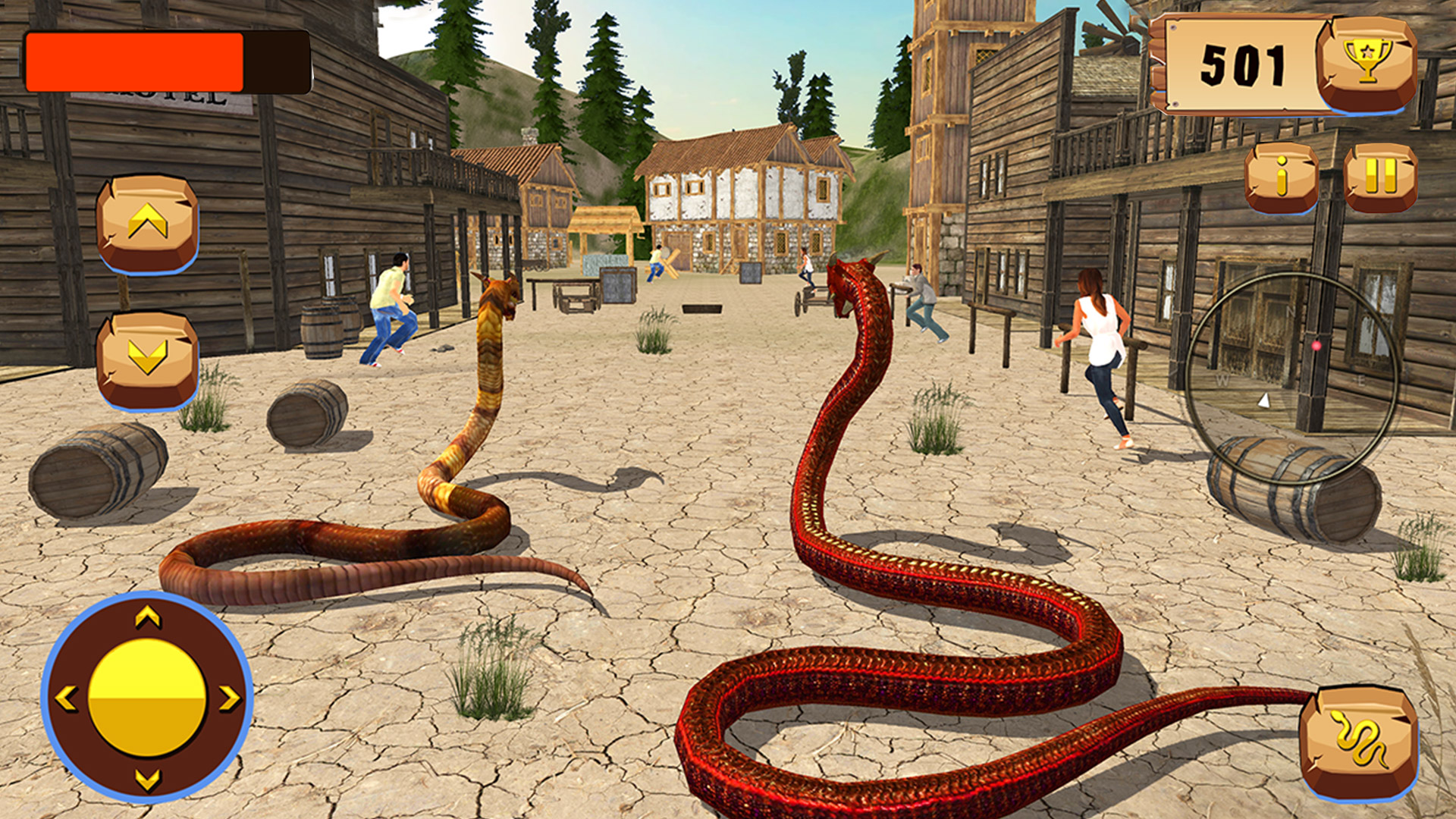 اسکرین شات 3 بازی Anaconda Snake Jungle RPG Sim