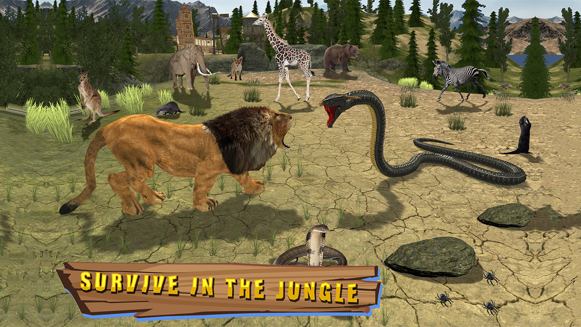 اسکرین شات 2 بازی Anaconda Snake Jungle RPG Sim