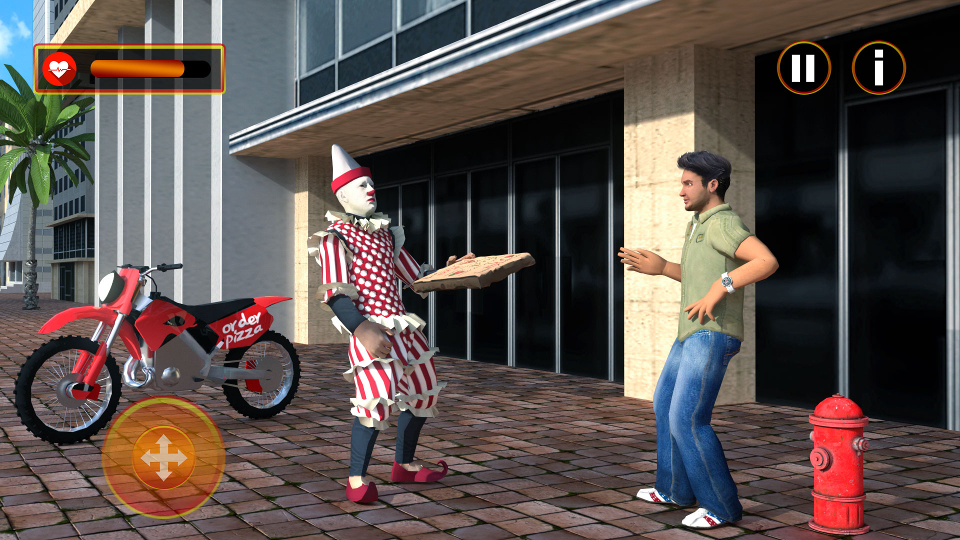 اسکرین شات 2 برنامه Pizza Boy Bike Delivery Game