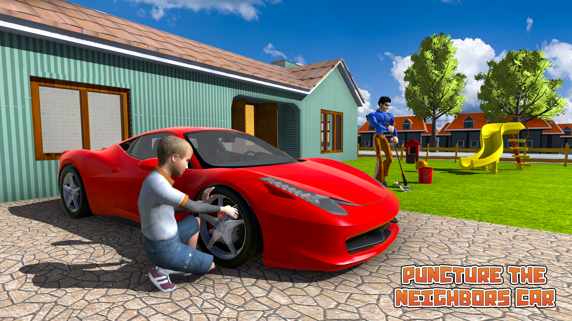اسکرین شات 4 بازی Terrible Home Neighbors Escape