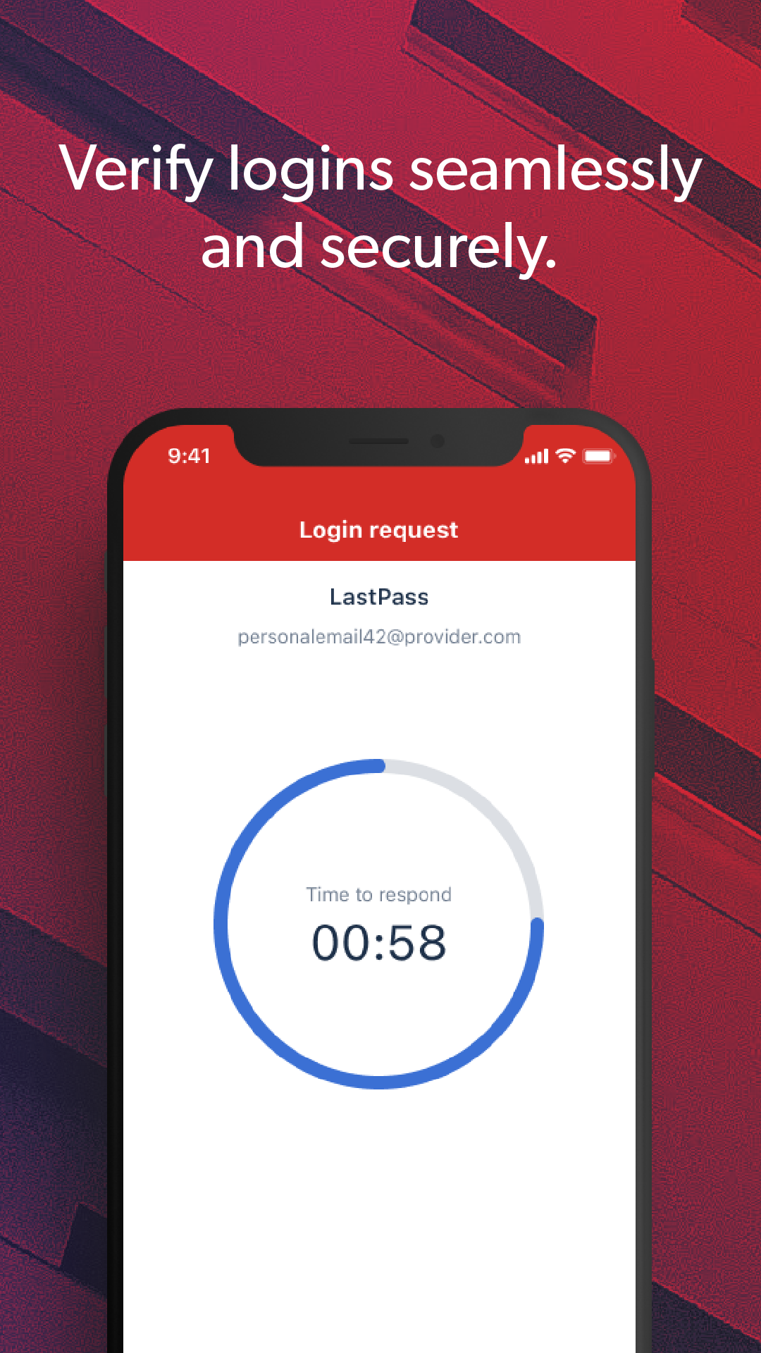 اسکرین شات 2 برنامه LastPass Authenticator