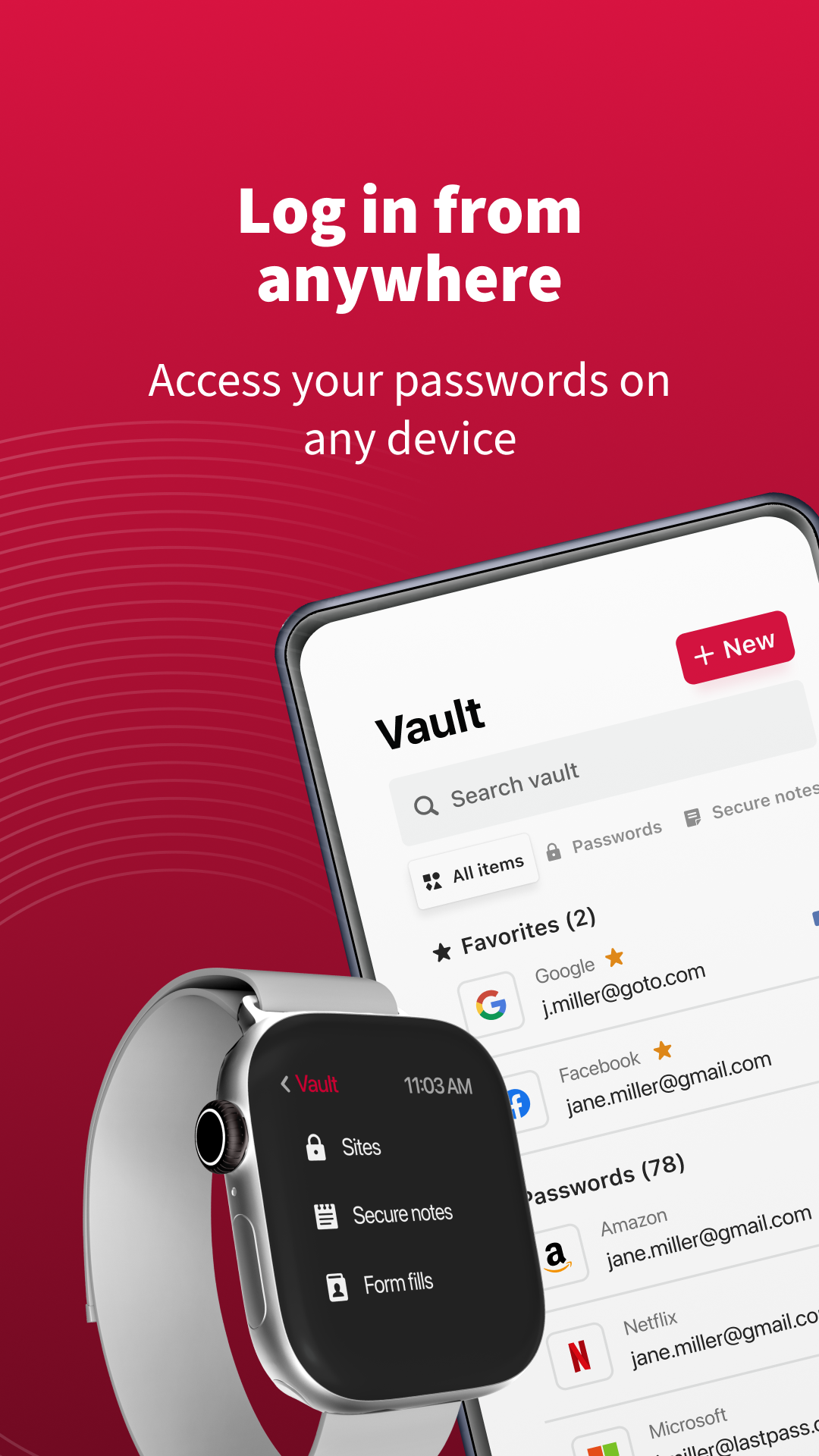 اسکرین شات 4 برنامه LastPass Password Manager