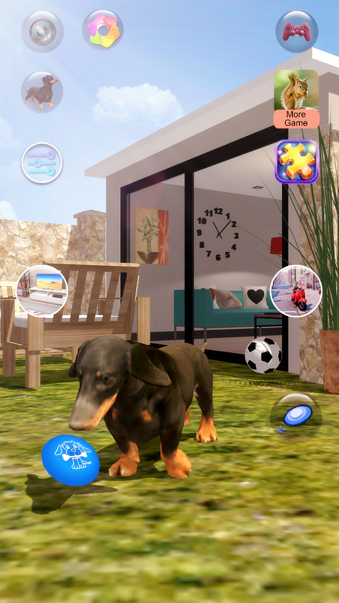 اسکرین شات 3 بازی Talking Dogs