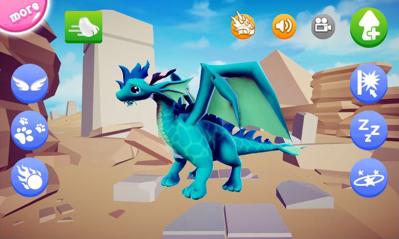 اسکرین شات 1 بازی My Talking Dragon