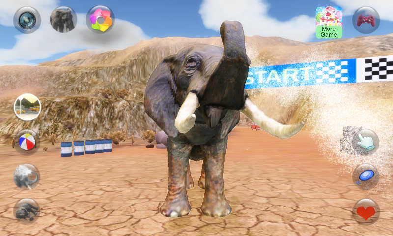 اسکرین شات 1 برنامه Talking Elephant