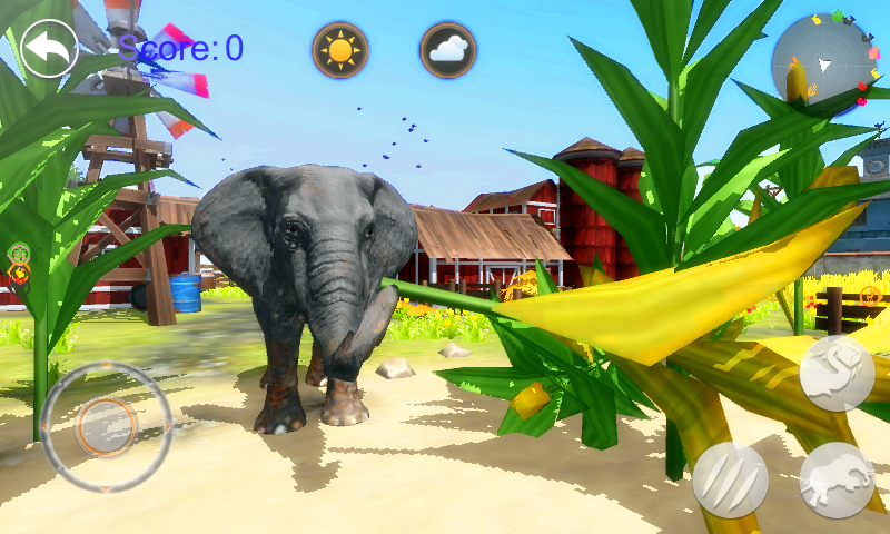 اسکرین شات 2 برنامه Talking Elephant
