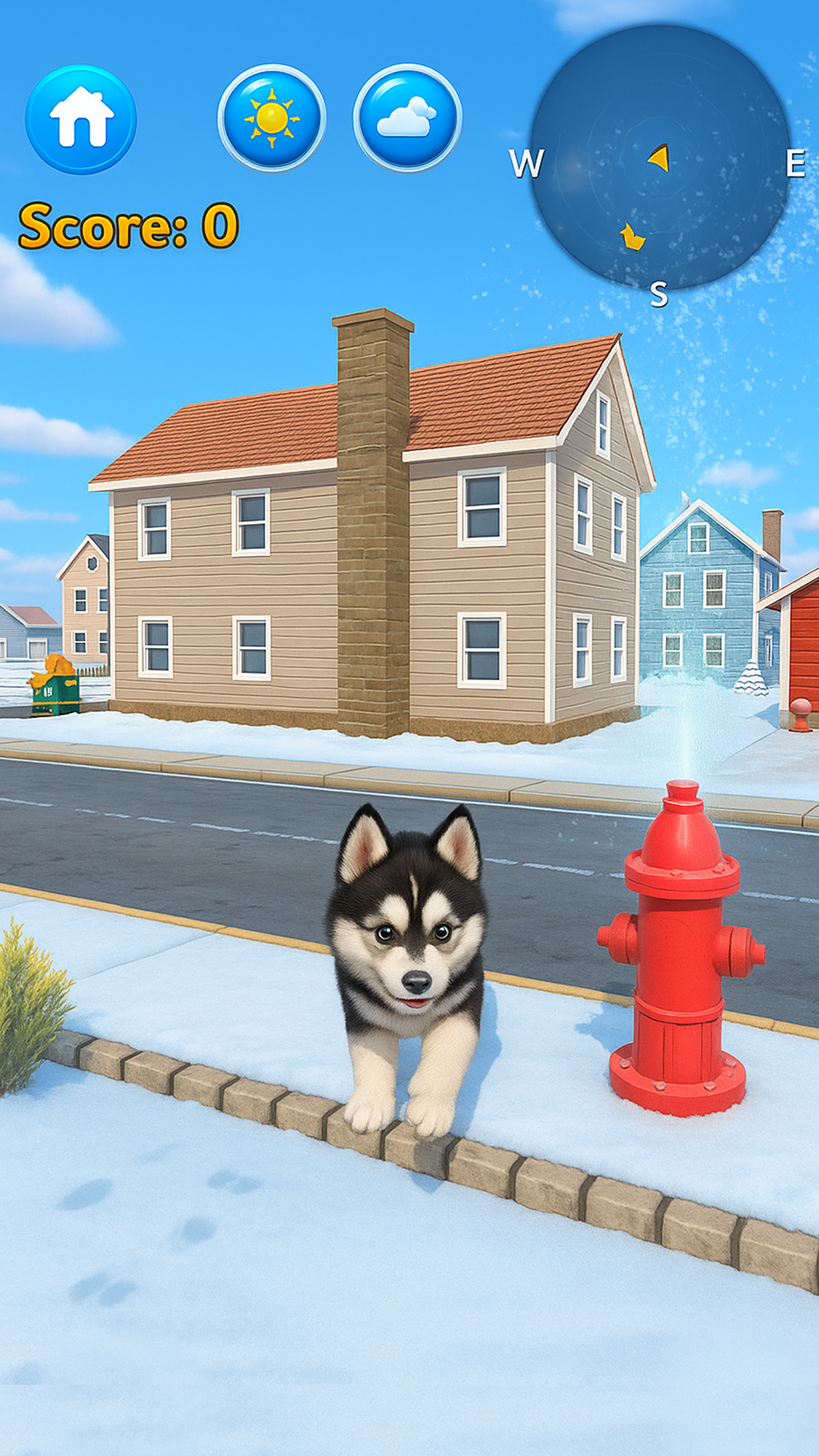 اسکرین شات 3 برنامه Talking Siberian Husky