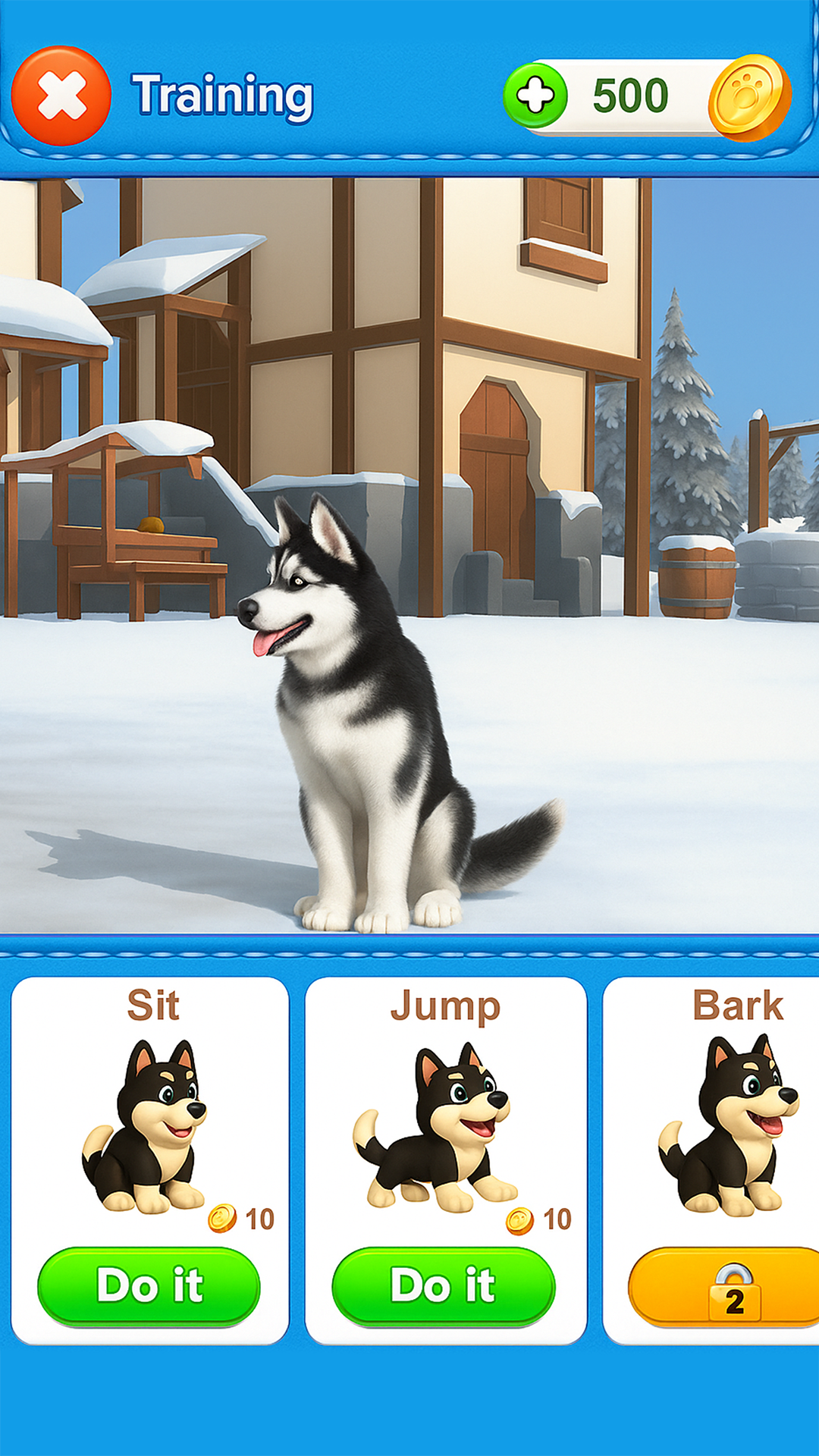 اسکرین شات 7 برنامه Talking Siberian Husky