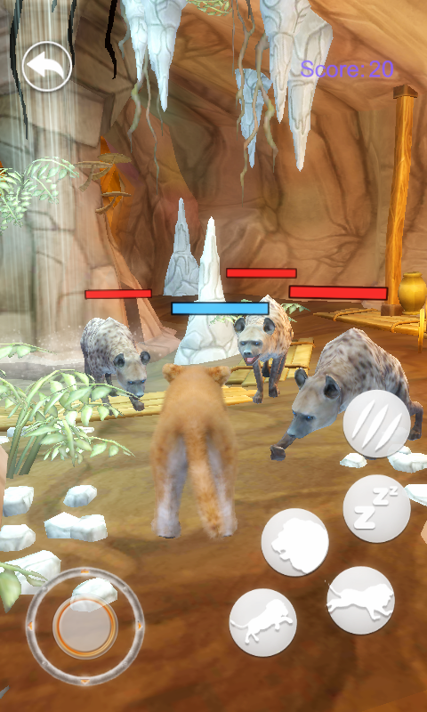 اسکرین شات 2 برنامه Talking Lion